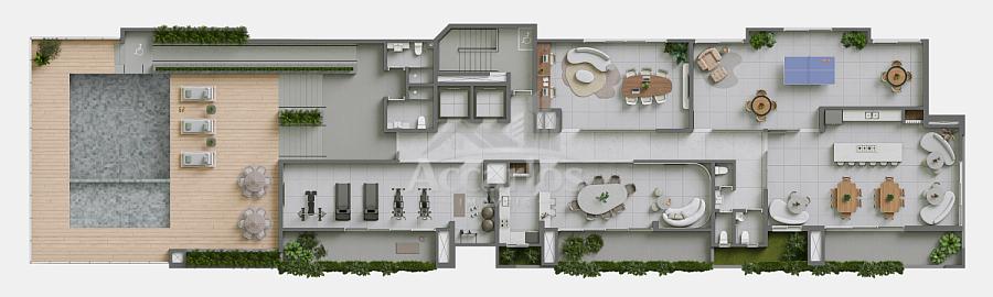 APARTAMENTO COM DOIS DORMTIORIOS UM SUITE EM BAIRRO VALORIZADO 44