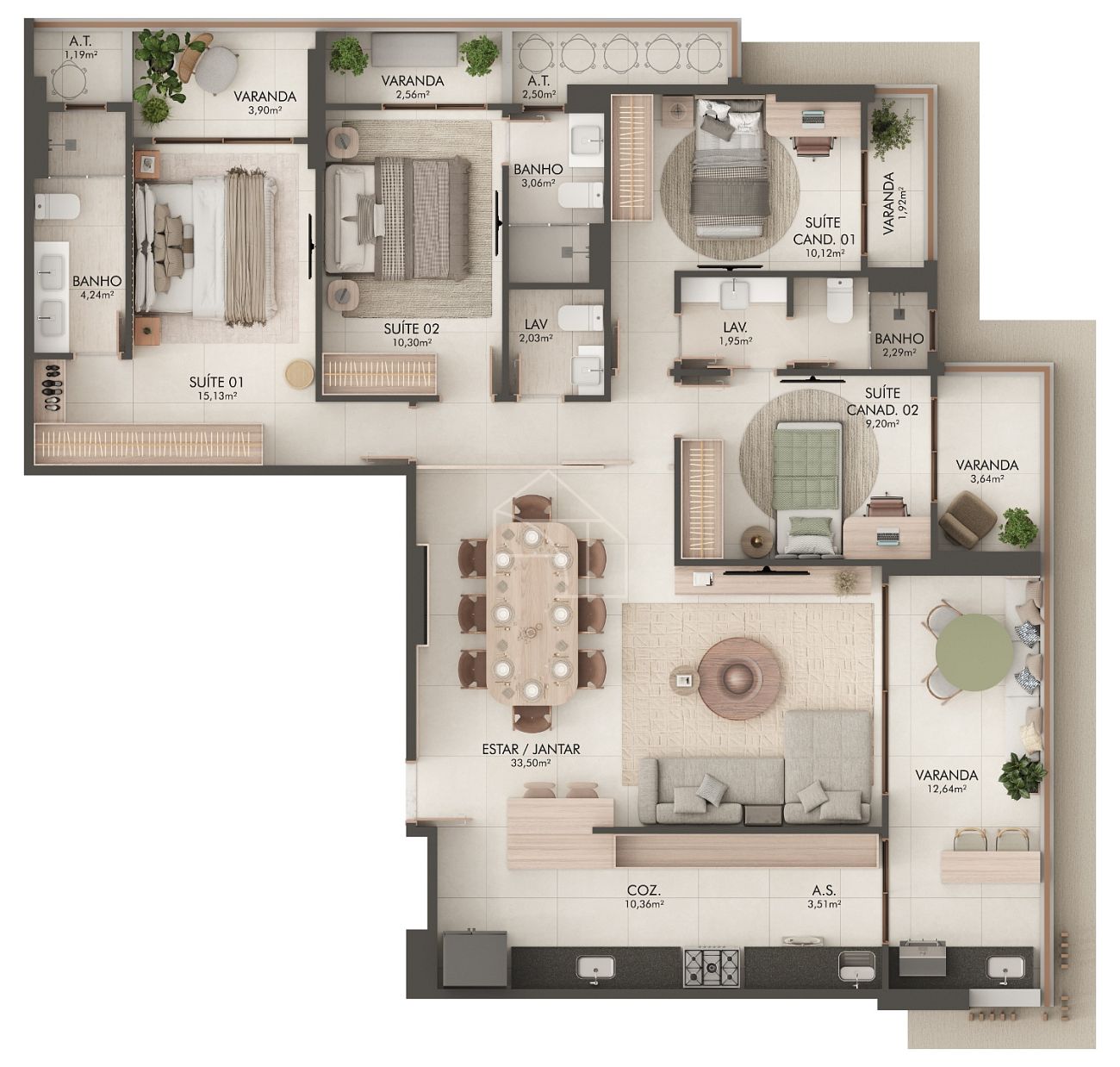 Apartamento, 4 quartos, 150 m² - Foto 28