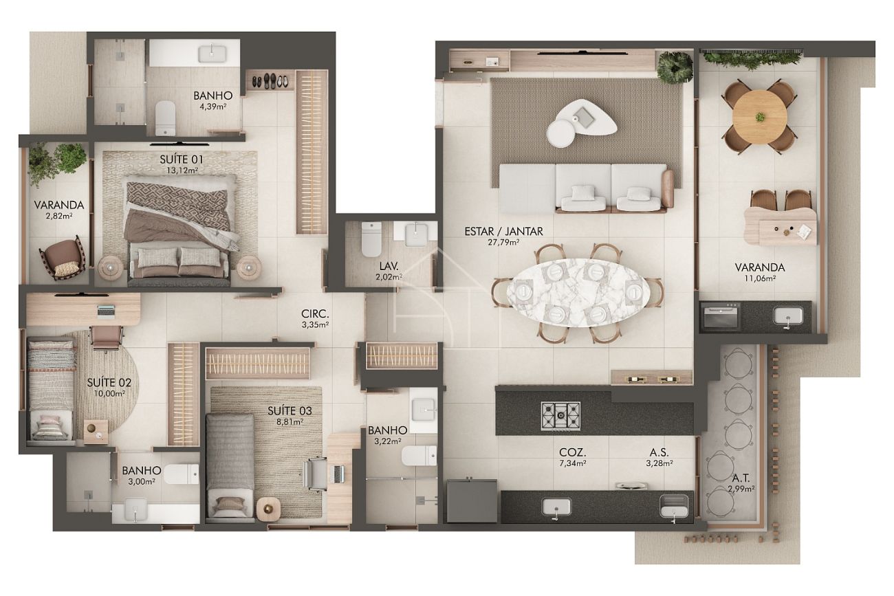 Apartamento, 4 quartos, 150 m² - Foto 20