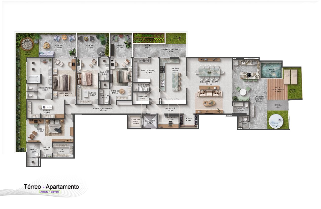 Apartamento, 4 quartos, 479 m² - Foto 23