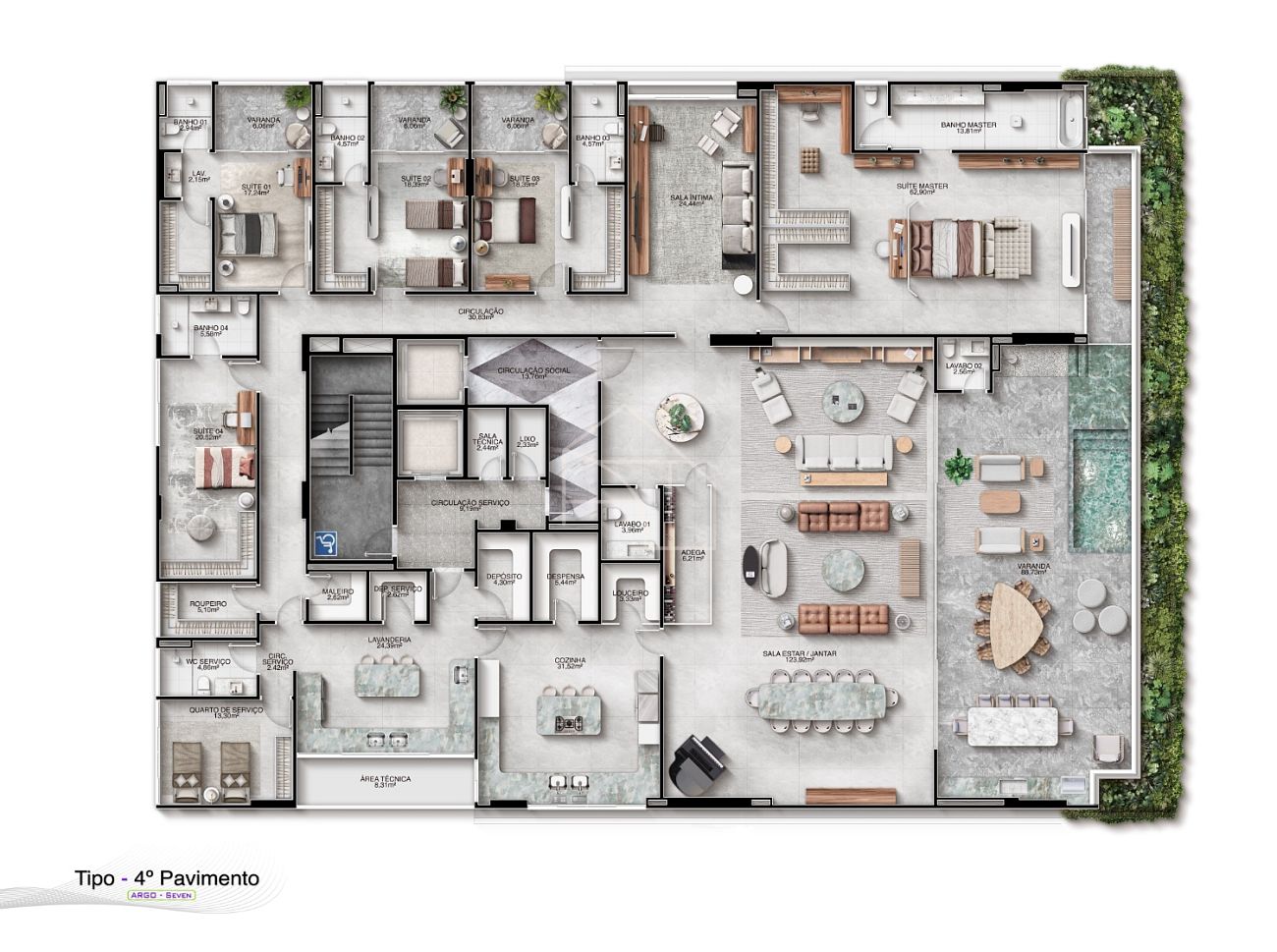 Apartamento, 4 quartos, 479 m² - Foto 18