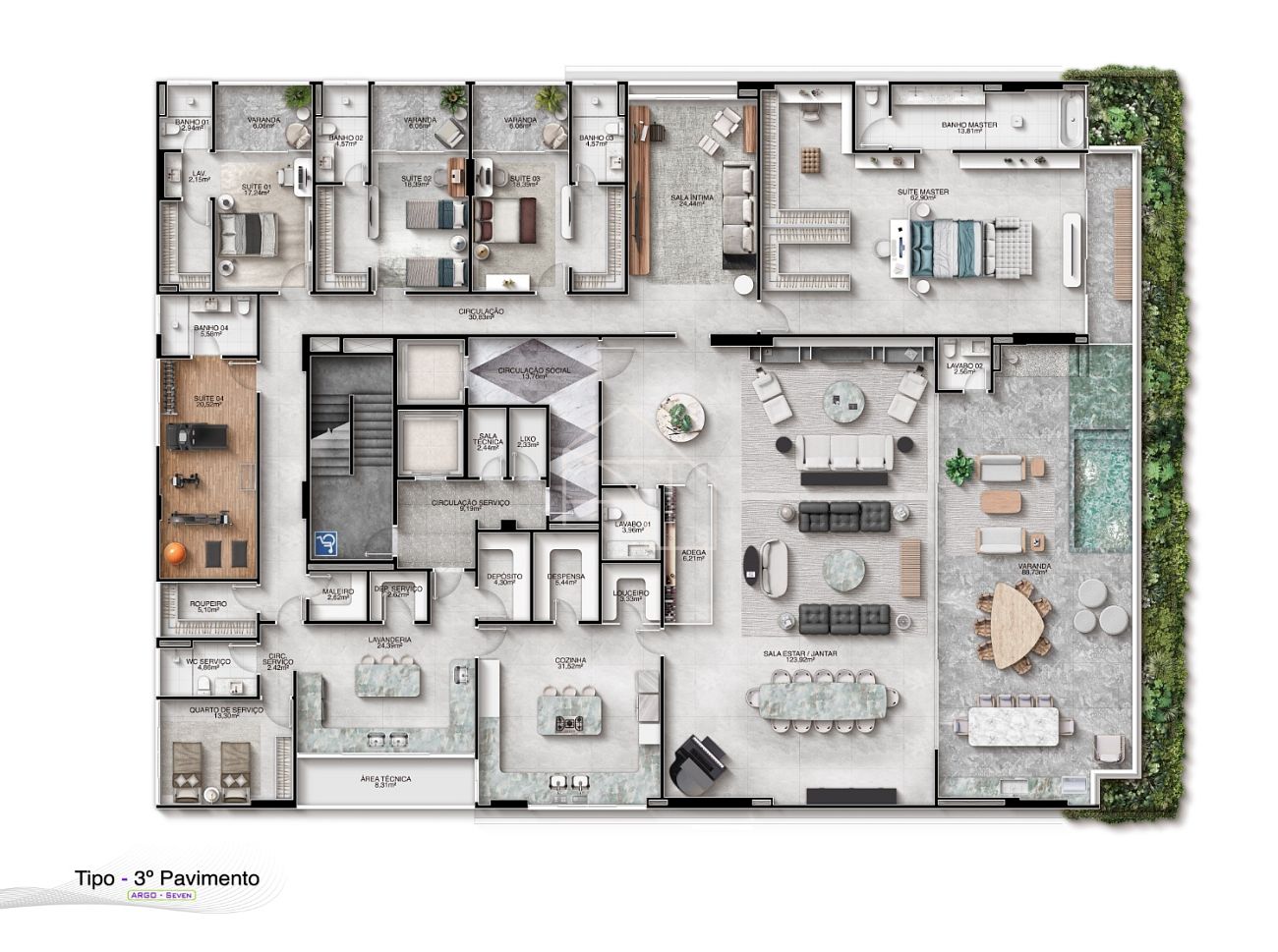 Apartamento, 4 quartos, 479 m² - Foto 17