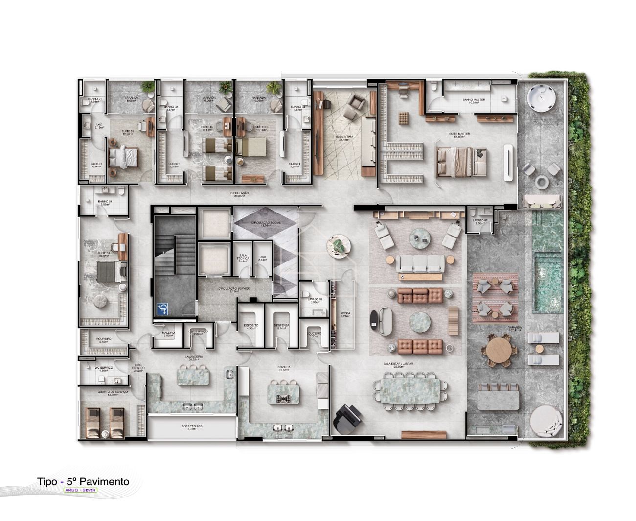 Apartamento, 4 quartos, 479 m² - Foto 16