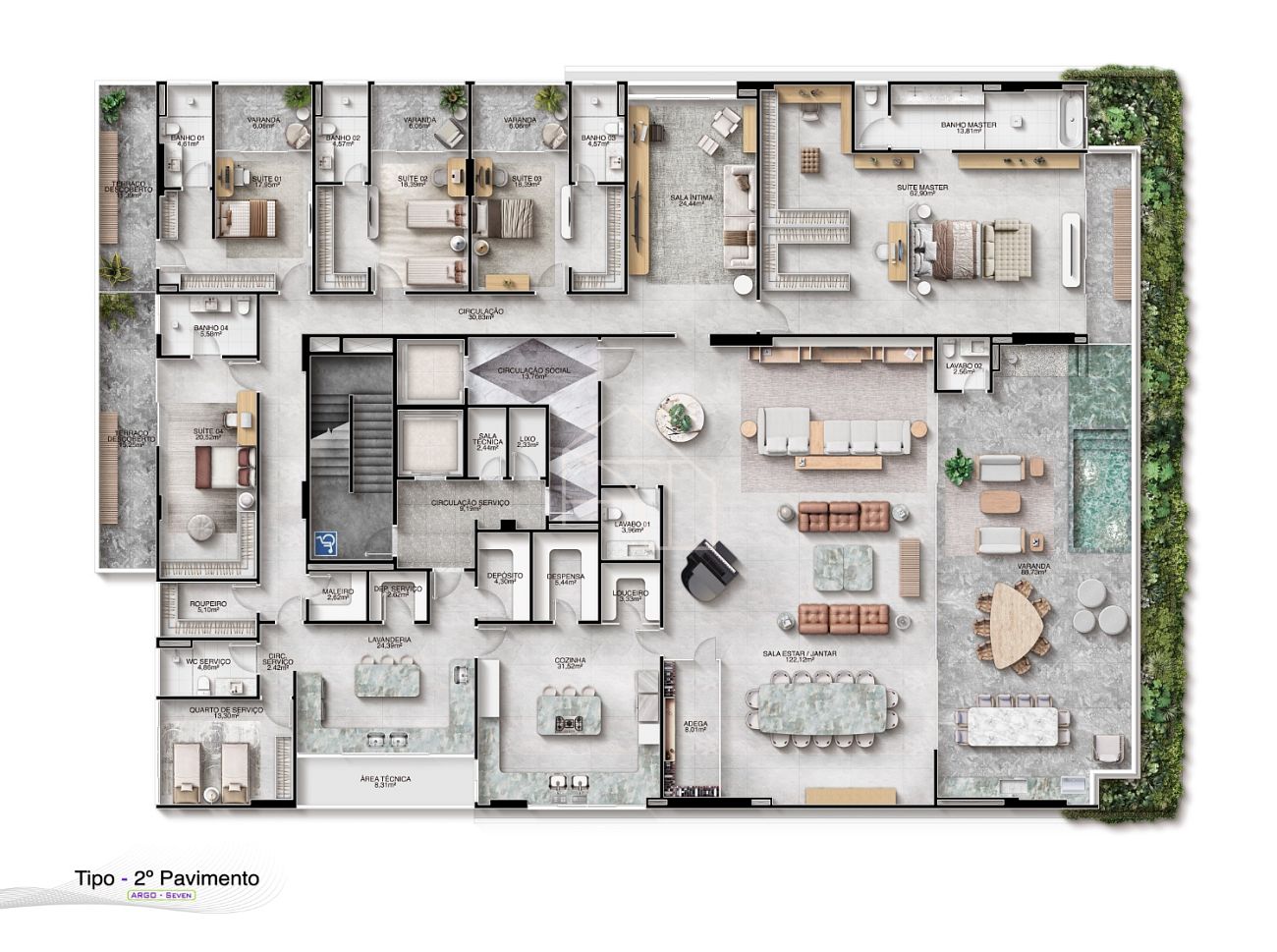Apartamento, 4 quartos, 479 m² - Foto 15