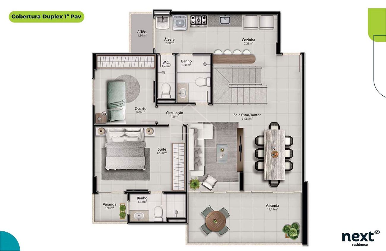 Apartamento à venda com 3 quartos, 98m² - Foto 22