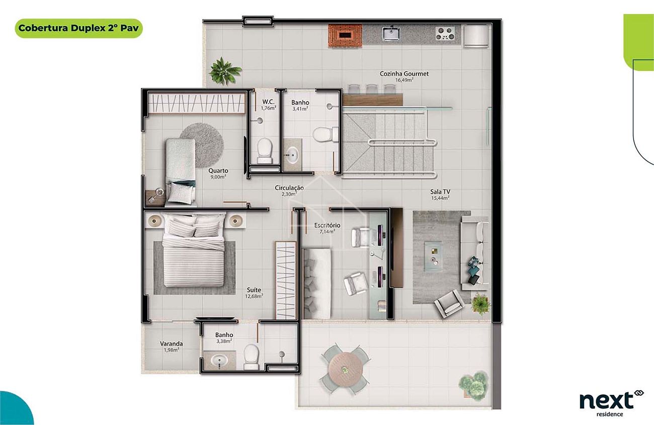 Apartamento à venda com 3 quartos, 98m² - Foto 23