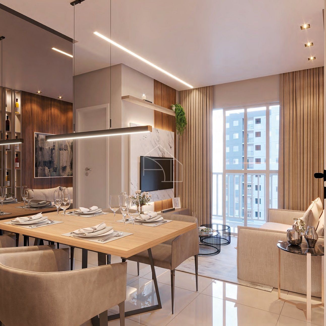 Apartamento, 2 quartos, 52 m² - Foto 3