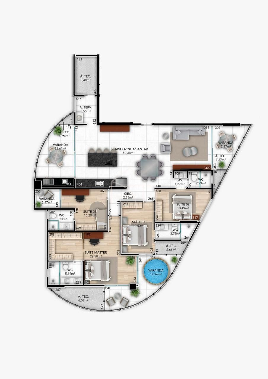 Apartamento, 4 quartos, 190 m² - Foto 11