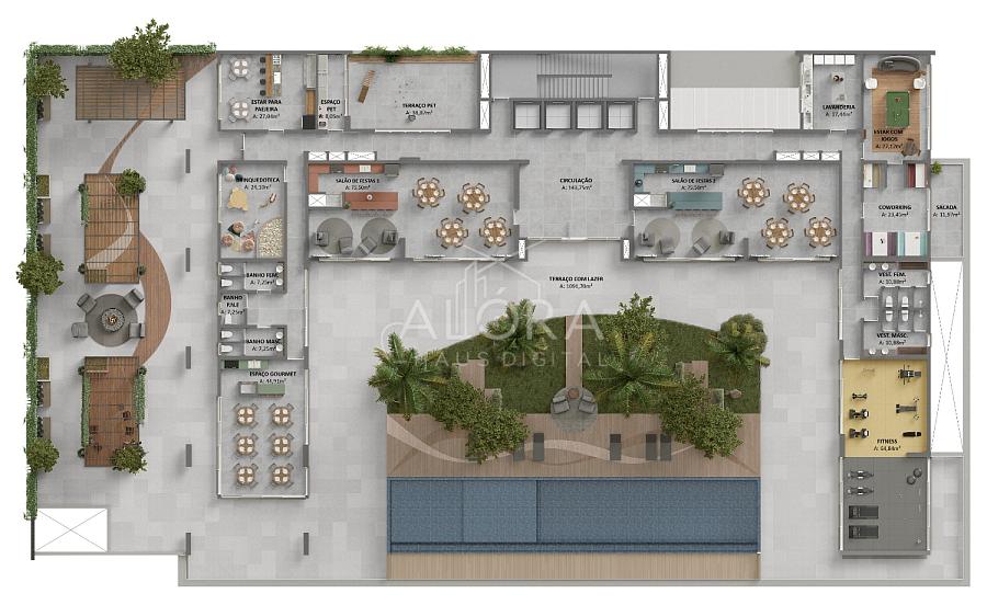 Vista para o pôr do sol mais bonito de Torres e estrutura de resort pra você morar ou investir com inteligência. — foto 20