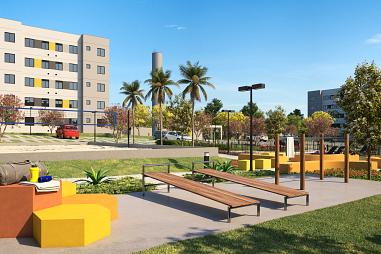 Apartamento com 2 quartos à venda, 43m², 1 banheiro, 1 garagem - Vila Nova - Joinville