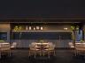 Espa�o gourmet e sal�o de festas do Ryokan Flamboyant
