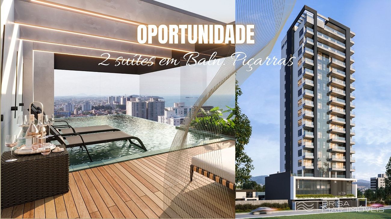 2 suítes, alto padrão, lazer completo, Balneário Piçarras