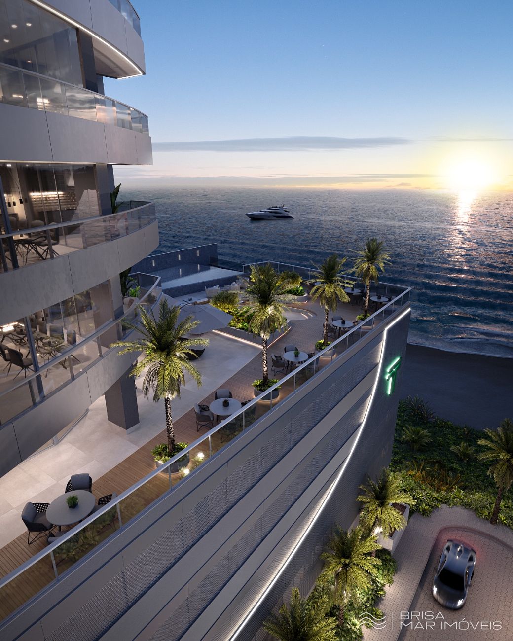 4 Suítes de alto padrão pé na areia - Tabuleiro Barra Velha