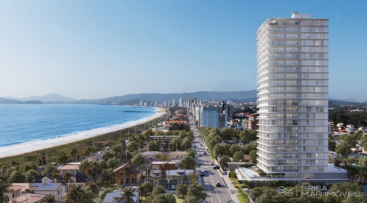 Cobertura com 4 suítes, frente mar, alto padrão, lazer completo Balneário Piçarras