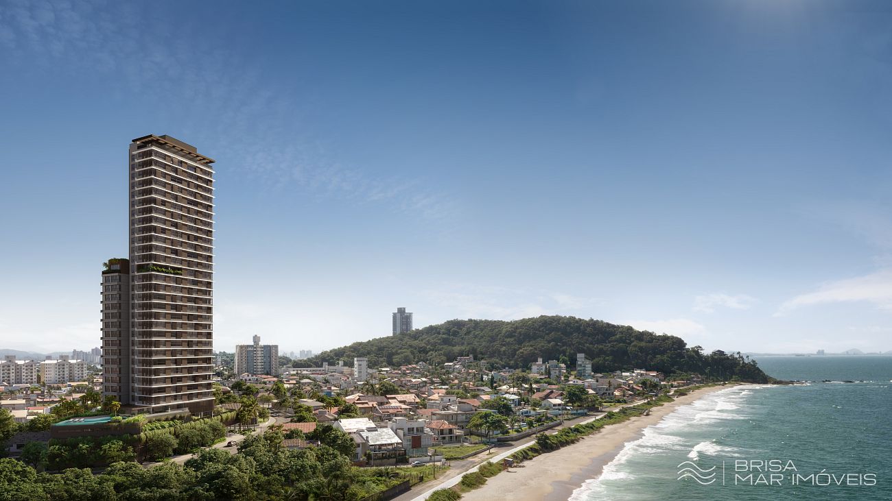 3 suítes, frente mar, lazer completo, Praia do Quilombo Penha