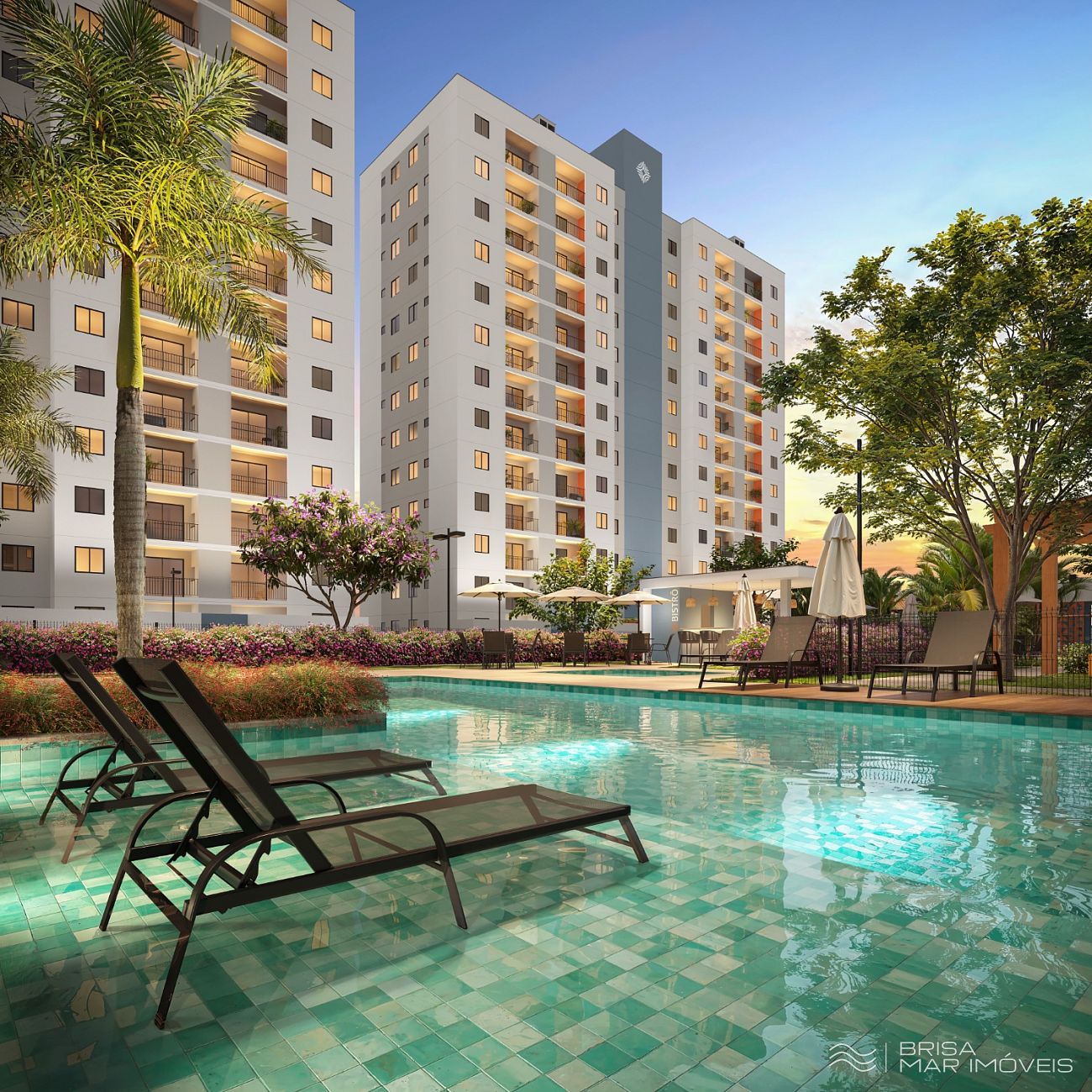 2 quartos, home clube com piscina em Itajuba Barra Velha