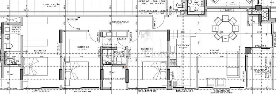 Apartamento 3 dormitorios sendo 1suite 2 demi-suites � venda no Centro, Torres/RS 8