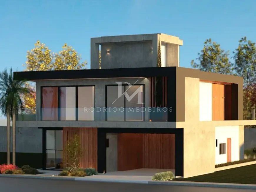 Casa contemporânea com 382 m² em condomínio fechado – Pedra Branca, Palhoça