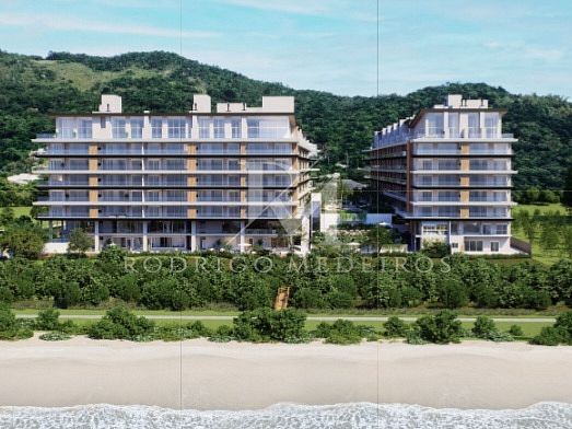 Apartamento 2 suítes frente mar com design exclusivo na Praia Brava, Florianópolis/SC