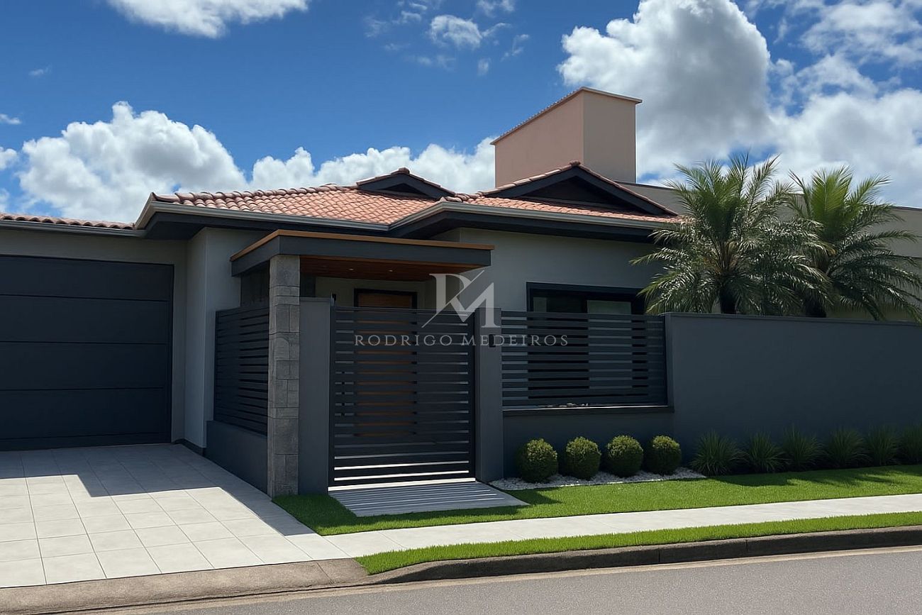 Casa com piscina e 3 suítes à venda na Pedra Branca, Palhoça/SC – 180m²