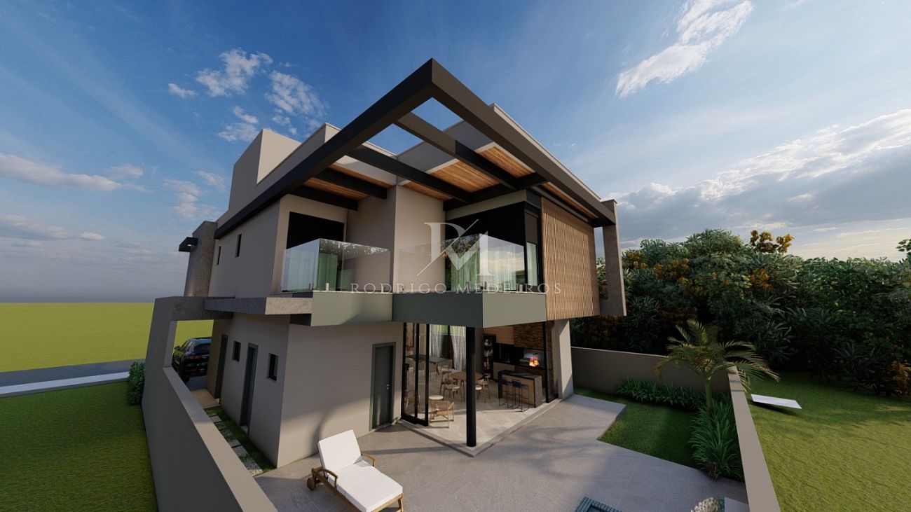 Casa em condomínio Reserva da pedra com 4 suítes e piscina privativa, Palhoça/SC