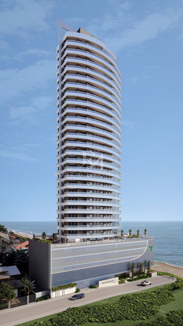 Apartamentos de 3 e 4 suítes frente mar na Praia do Tabuleiro, Barra Velha. Alto padrão, lazer completo e vista definitiva para o oceano