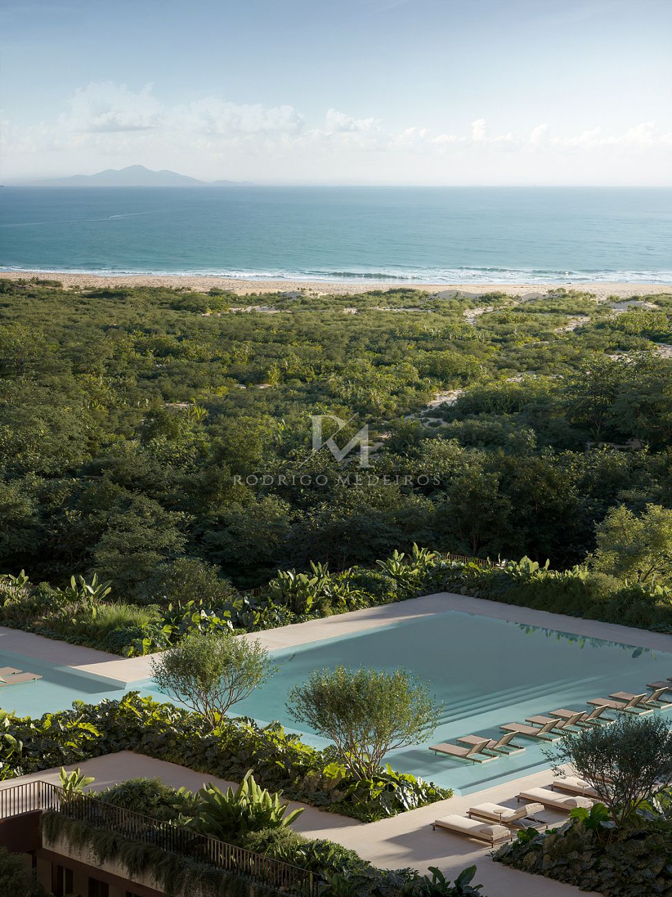 Casas suspensas exclusivas frente mar no Campeche, Florianópolis