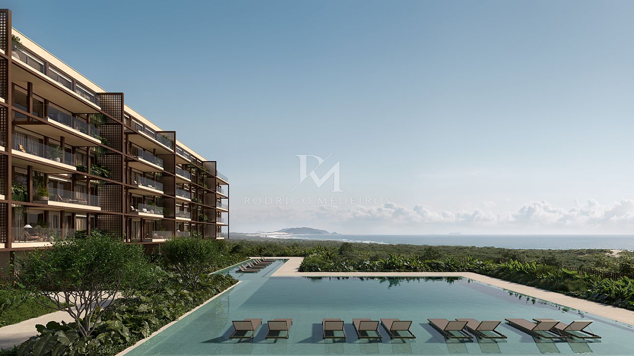 Apartamentos, gardens e casas frente mar no Campeche, Florianópolis