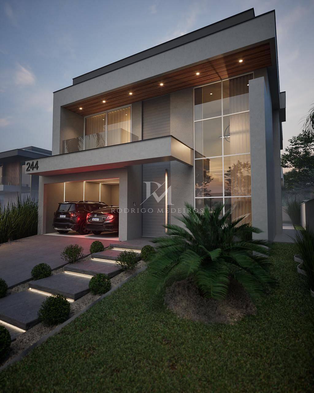 Casa 3 Dormitorios sendo 2 Demi-Suíte no bairro Pedra Branca em Palhoça-SC