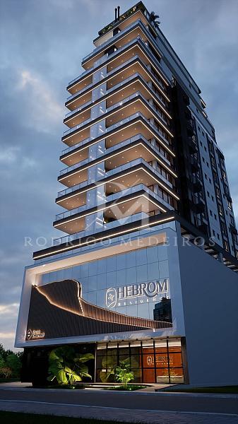 Apartamento com 3 dormit�rios no Hebrom Residence, Pedra Branca, Palho�a