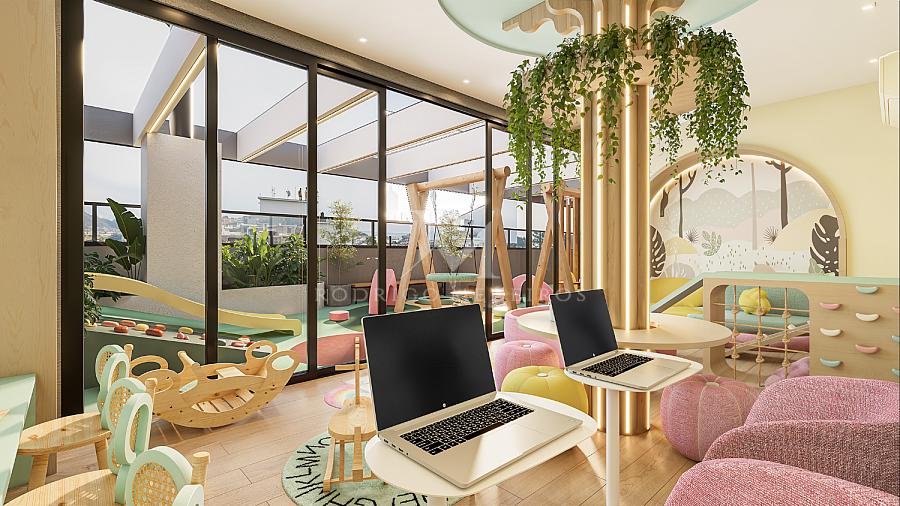 Apartamentos modernos na Pedra Branca, Palhoça, com rooftop, lazer completo, com  3 dormitórios. — foto 23