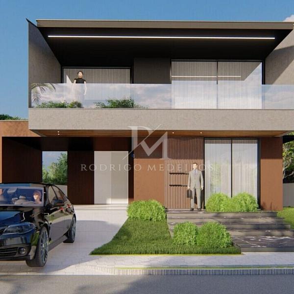 Casa com piscina e 3 su�tes � venda na Pedra Branca, Palho�a