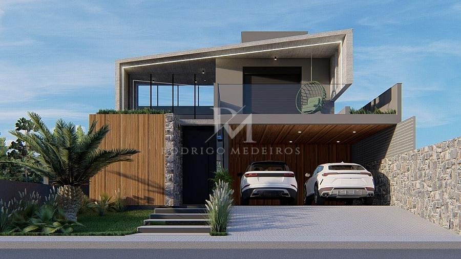 Casa de alto padr�o � venda na Pedra Branca, Palho�a, com piscina e 3 su�tes