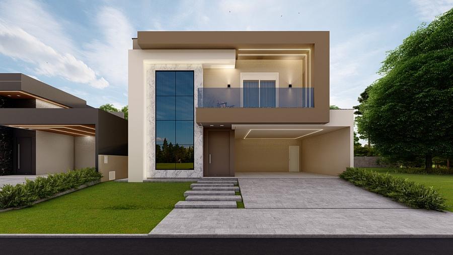 Casa de alto padr�o � venda com piscina e 3 su�tes, pronta para morar