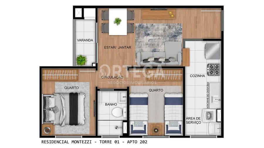 Apartamento a venda com 02 quartos Zona 07 Maringá PR. — foto 7