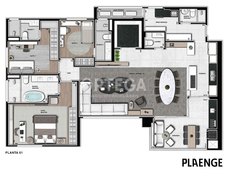 Apartamento com 03 suítes em Maringá PR. Zona 03. — foto 11