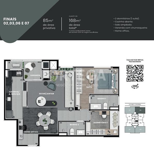 Apartamento com 03 quartos em Maringá PR. Zona 08. — foto 13