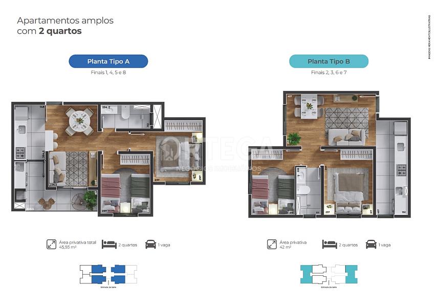 Apartamento com 02 quartos a venda em Maringá PR. Cidade Alta. — foto 19