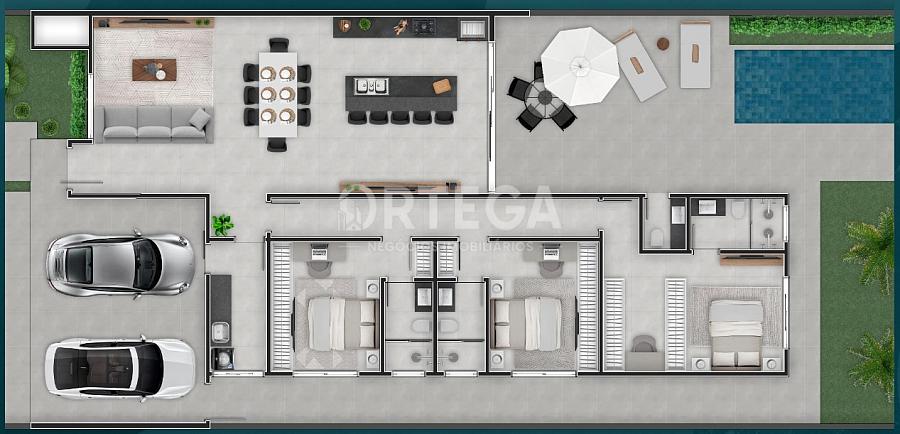 Casa em condomínio a venda em Maringá PR. Pq. do Japão. — foto 16