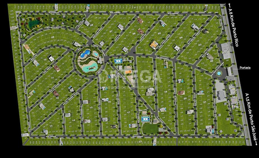 Terreno a venda em condomínio em Porto Rico PR. Ilha B. — foto 2