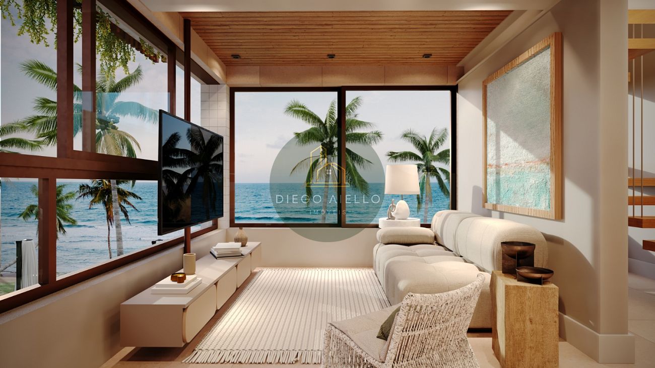 APATAMENTO BEIRA MAR Á VENDA - PORTO DE GALINHAS! (81) 9 9111 7450 DIEGO AIELO IMÓVEIS