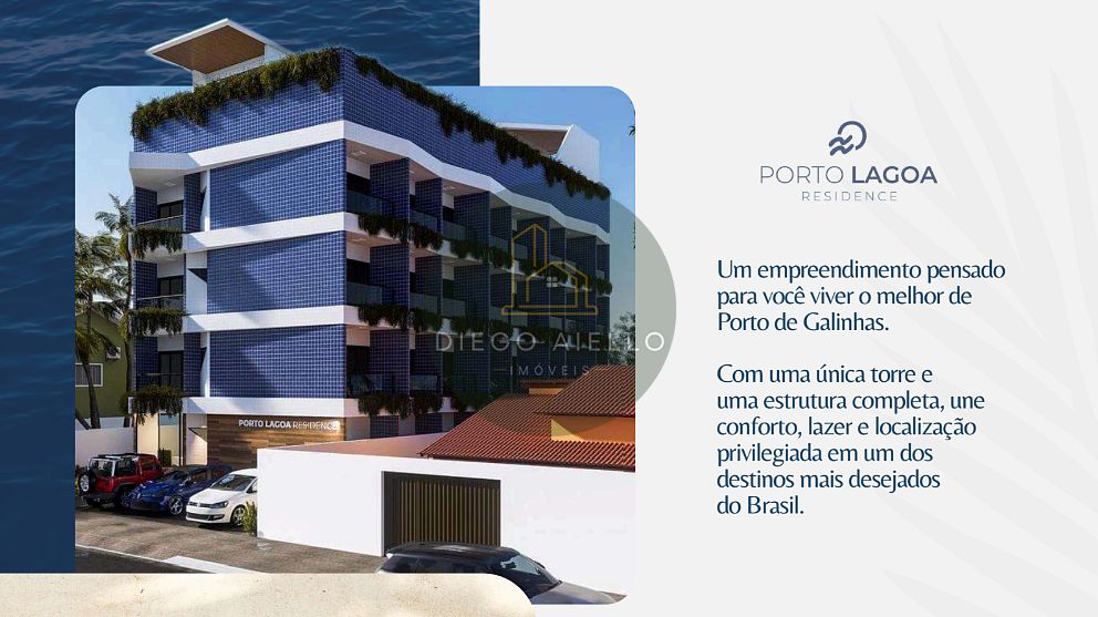 INVESTIMENTO EM PORTO DE GALI NHAS, APARTAMENTO A PARTIR DE R$ 260.000- DIEGO AIELLO IMÓVEIS (81) 9 9111-7450