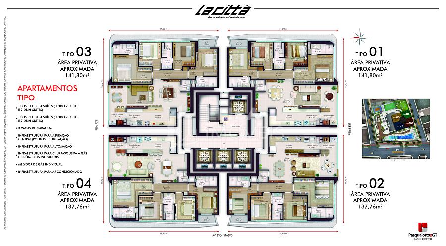 APARTAMENTO 02 - LA CITTÁ — foto 2