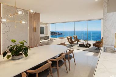 Apartamento diferenciado na Beira Mar, no Centro de Itapema - SC