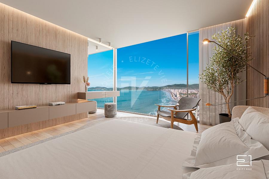 Apartamentos em construção na quadra do mar em Meia Praia, Itapema SC — foto 21