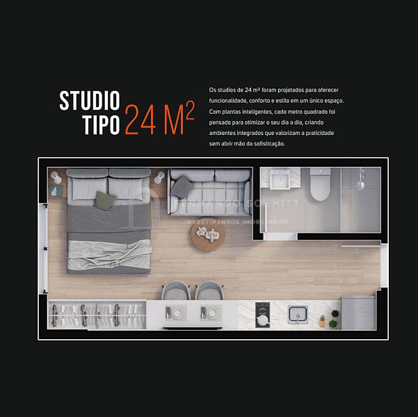 Upper Smart Home | Studio 24 m� em Itaja� 14