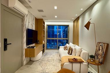 Apartamento de 2 suítes + 1 dormitório na Fazenda