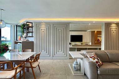 Apartamento com 4 suítes completa na Praia Brava