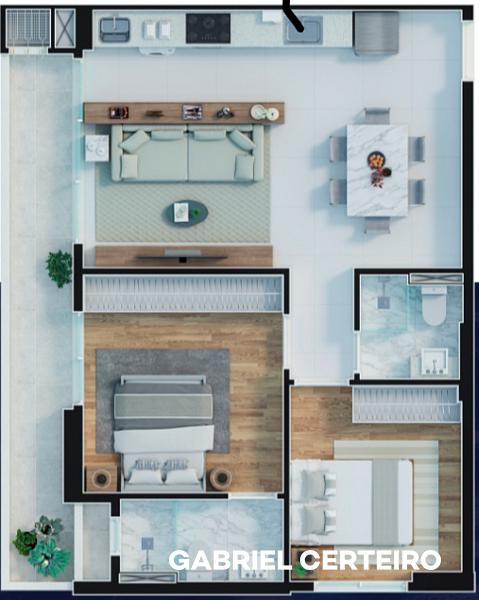 Com 1 suíte + 1 dormitório — foto 15