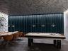 Jogos - Mesa de poker, snooker integrado ao gourmet nero